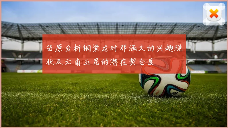 苗原分析铜梁龙对邓涵文的兴趣现状及云南玉昆的潜在契合度